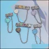 Charms Hapiship Original Design Sweet Romantic Heart Chain Link Italian Charm Fit 9Mm Bracelet Stainless Steel Making Jewelry Dj285 Ot7Re