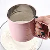 Baking Tools Handheld Manual Flour Powder Icing Sugar Sifter Cup Pastry Tool Mesh Strainer Kitchen Accessories Sieve Drop &