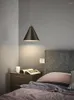Pendelleuchten Einfache Moderne Schlafzimmer Nachttisch Kronleuchter Licht Luxus Kupfer Lampe Atmosphärische Wohnzimmer Hintergrund Wand Tunnel