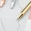 Ballpoint Pens 24 Pcs/lot Fashion Metal Pen Cute Press Ball Business Office School Writing Supplies