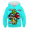 Men's Hoodies Fashion Trend Girl Children's 3D Digital Printing Video Our Game Classic Character Print Pullover Winter