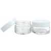 Opbergdozen bakken 40100 pc's 3 gram doorzichtige plastic sieraden make -up make -up glitterdoos kleine ronde container potten vormen een organisator DRO DH76D