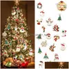 Christmas Decorations 1021Pcs Enamel Alloy Pendant Mixed Ornaments For Jewelry Making Diy Bracelet Earrings Craft Drop Delivery Home Dh9Qe