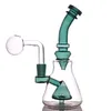 1 pz Bicchiere di vetro Bong pipe Hitman dab rigs bong fatti a mano Rasta riciclatore pipa ad acqua Fungo prec shisha narghilè con chiodo banger più economico