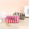 Storage Bags Waterproof Pvc Laser Cosmetic Women Neceser Make Up Bag Pouch Wash Toiletry Travel Organizer Case Mujer Bolsas Drop Del Dhcfe