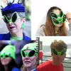 Zonnebrillen grappige aliens kostuumglazen regenbooglenzen et Halloween Party Props