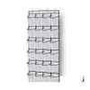 Storage Boxes Bins 1X 24 Grid Wallmounted Sundries Shoe Organiser Fabric Closet Bag Rack Mesh Pocket Clear Hanging Over The Door C Dhxpc