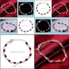 Bracelets de charme Bracelet à breloques Bijoux indiens Pseras Infinity 925 Sterling Sier Drop Delivery Dhbss