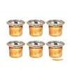 Candele 6Pcs Portacandele in vetro creativo Portabicchieri in stile semplice Drop Delivery Home Garden Dhkxl