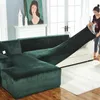 Pokrowce na krzesło muszą kupić 2PCS narożnik l Kształt Sofa Cover salon dom domowy szażea longue