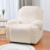 Tampas de cadeira Esconder a tampa de sofá -de -reclinável espetada de veludo macio de veludo preguiçoso tape