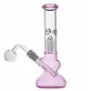 14mm joint Glass Water Bongs Cages Percolator Pipe Dab Oil Rigs Mobius Matrix Bubbler beaker bong with glass oil burner pipe