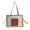 Omuz çantaları kadın çanta kadın tasarımcı renk kontrast gündelik tote bayanlar büyük kapasite seyahat çantası kızlar için yeni 230116