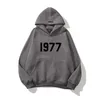 Sweats à capuche pour hommes Sweatshirts New Essentials Sweat à capuche Sweat-shirt pour femme 1977 Pull imprimé Hight Street Unisexe Hiphop À capuche 2023 011623h N84I