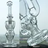 Stereo matris perc glas bongs vattenpipa olje riggar r￶kare bubblor tjocka vatten bong pipes h￥rd ￥tervinnare dabbers