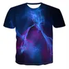 Heren t shirts 2023 kleding aangepaste 3d klok printing t-shirt mode korte mouw shirt street style s-6xl