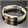 Linkarmbanden 7.67 "15 mm 316L roestvrij staal zilvergoud kleur draad dames armband bangle kruisvorm cadeau