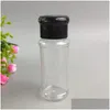 Vorratsflaschen Gläser 20 teile/satz 100 ml Gewürz Salz Pfefferstreuer Schwarz Gewürzglas Kann Flasche Grill Connt Küche Gadget Werkzeug D DHF8G