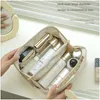 Opbergdozen Bins Cosmetic Bag Womens Largecapacity Portable Light Luxury Hoogte Travel Cosmetics Was Drop Delivery Home Garden Dhiz8