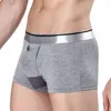 Underpants Wybuchowa woreczka bokser mężczyzn Bielica seksowna siatka oddychająca cueca męskie majtki boksershorts bielizny