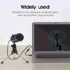Microphones USB Microphone With Mic Gain 192Khz/24Bit Podcast PC Microfone Youtube Computer Condenser For Recording Gaming Streaming