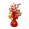 Decorative Flowers Wreaths Flower Basket Ornament Decor Resin Vase Artificial Potted For Wedding Drop Delivery Home Garden Festive Dh2Bu