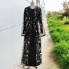 Etnische kleding vrouwen moslim hijab abaya kalkoen islam kaftan lange mantel kleding caftan marocain diamant feest avondjurk Vestido longo