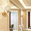 Wall Lamps Modern Crystal Lamp Creative Bedside Lights Sconce Lighting Luminaire Home Living Room Bedroom Bathroom Decor E14