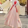 Stage Wear Hanfu Outfit Dress Women Pink Chinese Traditional Dance Fairy Costume Plus Size Cosplay Female Princess Clothing SL5413