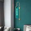 Wall Lamps Nordic Lamp Led Glass Tube Mirror Light For Living Room Bedroom Study Corridor Bedside Modern Decorate Home