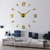 Zegary ścienne zegarek kwarcowy Zegarek Relij de Pared Modern Design Duże dekoracyjne naklejki akrylowe Europy salon Klok Clockwall