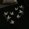 Brincos de backs 2023 Moda Mulheres BUFF FINO DECEMENTE BORTEFLY Snowflake Bones Clipe para jóias de Bijoux