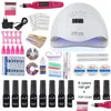 Kit per nail art Tutto per set manicure Lampada asciugatrice a LED UV con kit acrilico Strumenti per trapano elettrico Consegna a goccia Salute Bellezza Dhysc