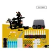 Tattoo Guns Kits Complete Hine Kit Set 1 spoelen meer kleuren Zwart Pigment Sets Power Beginner Grips Permanente make -up druppel levering hij DHZ4U