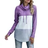 Hoodies للسيدات أزياء الأكمام الطويلة بلوك بلوك أعلى السيدات غير الرسمية للتسوق اليومية Wear1