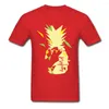 T-shirts pour hommes Type T-shirt Hommes Ananas Express Imprimé Sur T-shirts Homme À Manches Courtes Marque De Mode T-shirt Plus La Taille Chemise Noir Hommes