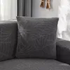 Chair Covers Jacquard L Shape Corner Sofa Cover 1/2/3/4 Seater Stretch Solid Color Slipcover Washable Removable Couch For Living Room