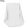 Chair Covers Non-pilling Sofa Slipcover Solid Color Cover High Elasticity Texture Design Bedroom Plush Bean Bag Dust-proof