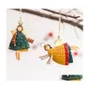 Christmas Decorations Ornaments Metal Angel Pendants Vintage Pendant Hanging Gifts Xmas Tree Decor Home Decoration Year Giftchristma Dhiyb