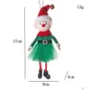 Christmas Decorations Elf Dolls Decoration Adorable Boy And Girl Xmas Tree Year Ornament Home Gifts Drop Delivery Garden Festive Par Dhnob