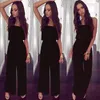 Kvinnors jumpsuits rompers mode Autumn and Winter for Women 2023 Sexy Wrapped Chest Ruffled Backless Axless Suit