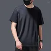 T-shirt da uomo Moda Uomo Maglietta Fibra di viscosa Manica corta Estate Maglia sottile T-shirt ad asciugatura rapida Taglie forti Abiti larghi 5xl