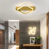 Ceiling Lights Simple Gold Light Indoor Aisle Hallway Decoration Bedroom Living Dining Room Corridor Lamp Balcony Fixture