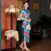 Ethnic Clothing Plus Size 4Xl 5Xl 6Xl Chinese Qipao Classic Women Traditional Cheongsam Oriental Bride Wedding Dresses Evening Party Slim