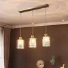 Pendant Lamps Modern And Simple Bar Counter 3 Light Copper Chandelier El Guest Room Restaurant Lamp Kitchen Hanging