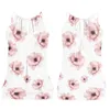 Damestanks Fashion Flower Tank Top Vrouwen Mouwloze Kruis terug hem rimpel cami o nek losse tops t shirts