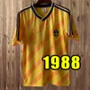 1994 Coupe du monde Suède version rétro maillots de football maison DAHLIN BROLIN LARSSON hommes chemise uniforme de football personnalisé