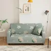 Housses de chaise élastique tout compris anti-poussière combinaison simple housse de canapé couleur unie personnalisée