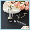 Anhänger Halsketten 2 stücke Glasfläschchen für Reis Schmuck Wirting Name Machen Sie einen Wunsch Kupferflasche Blutfläschchen Halskette Kit DIY Drop Lieferung Otfup