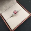 Cluster Rings 925 Sterling Silver Natural Garnet Gemstone Fine Jewelry Wedding For Women Open J050701ags